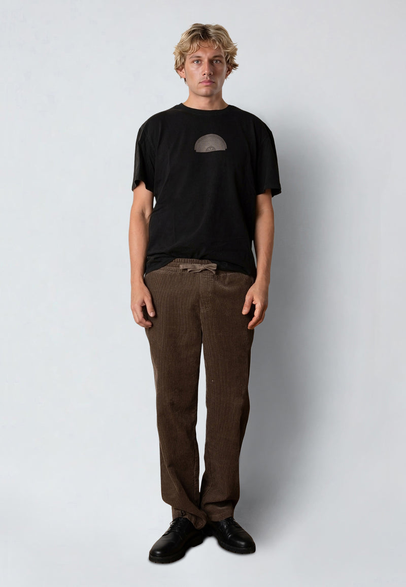 Fat Moose SUN RISING T-SHIRT T-shirts S/S Black