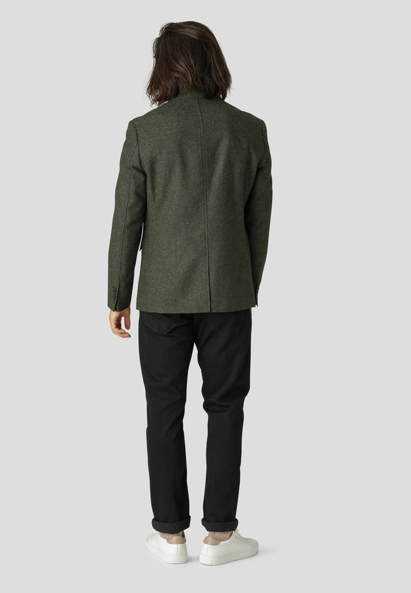 Clean Cut Copenhagen Santos 2-button wool blazer Blazers Army Mix