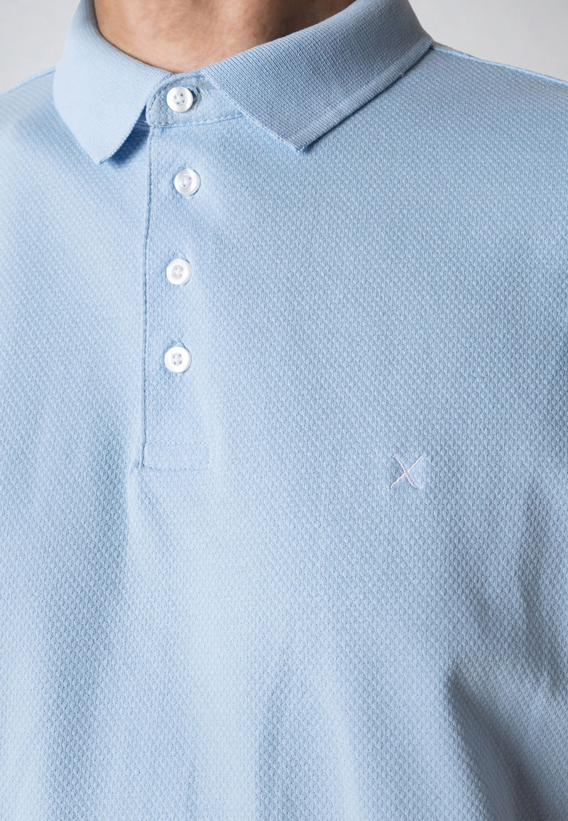 Clean Cut Copenhagen Silkeborg stretch polo Polos Light Blue