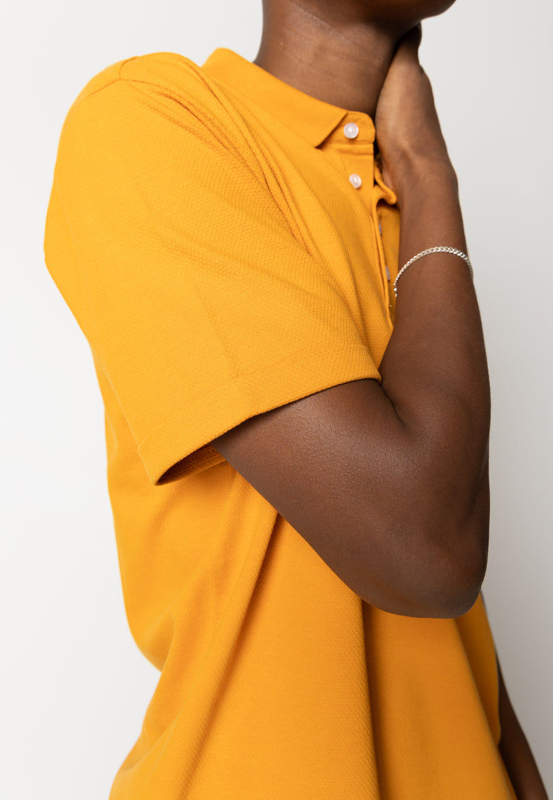 Clean Cut Copenhagen Silkeborg stretch polo Polos Orange