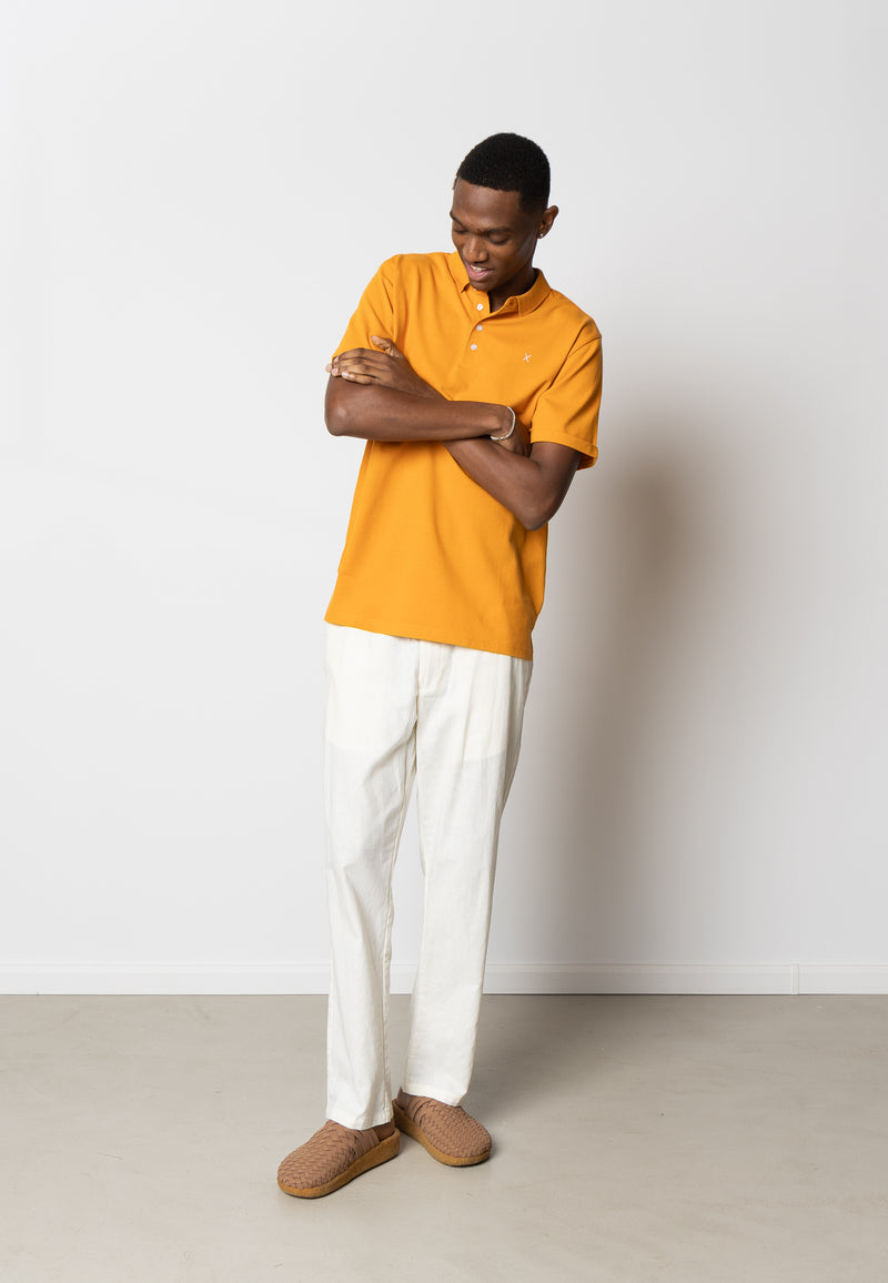 Clean Cut Copenhagen Silkeborg stretch polo Polos Orange