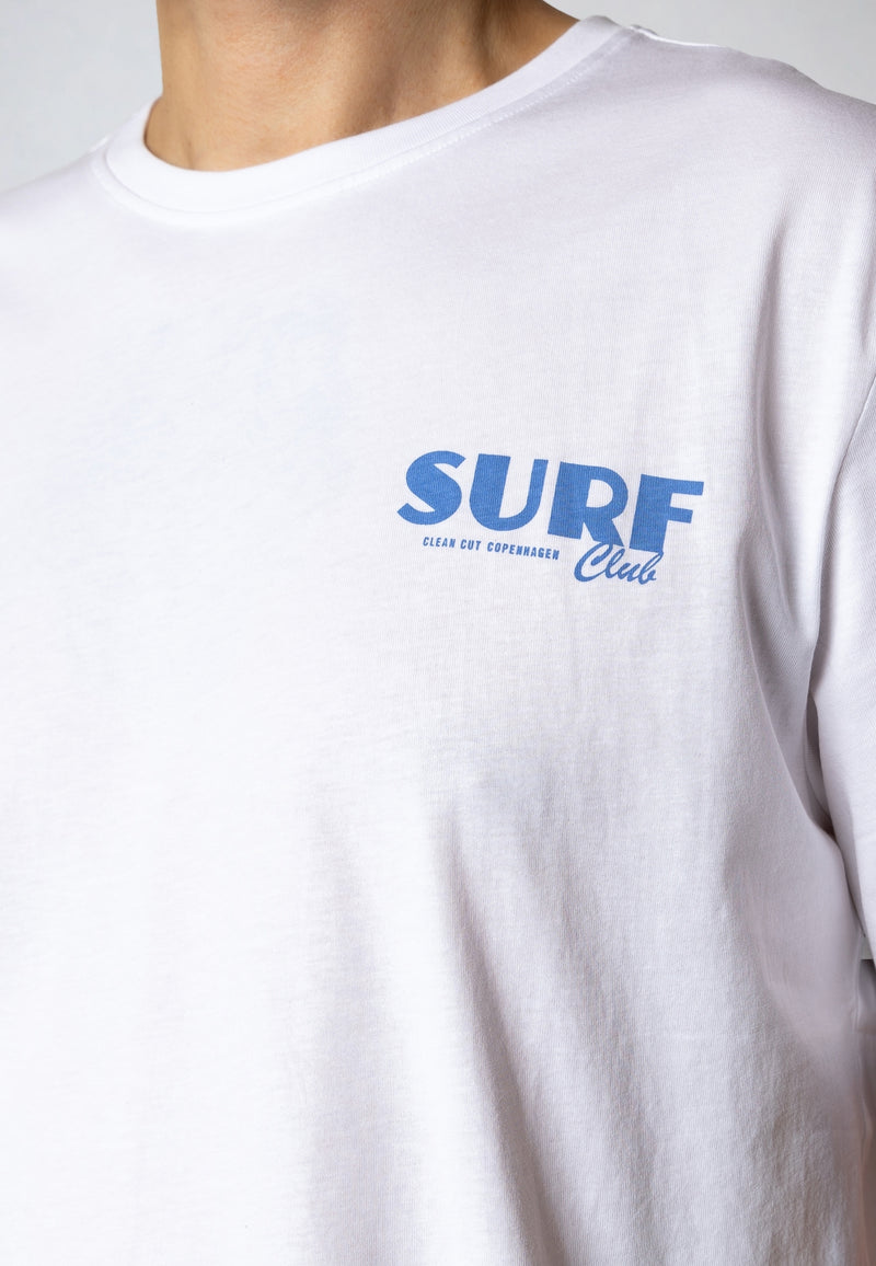 Clean Cut Copenhagen Surf t-shirt T-shirts S/S White