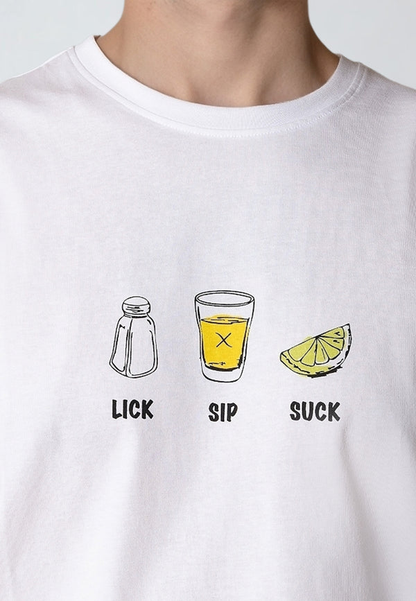 Clean Cut Copenhagen TEQUILA T-SHIRT T-shirts S/S White
