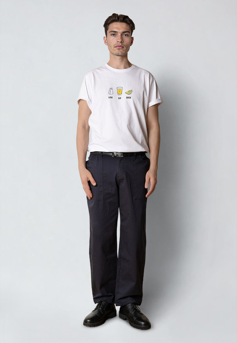 Clean Cut Copenhagen TEQUILA T-SHIRT T-shirts S/S White