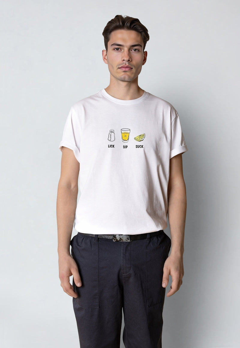 Clean Cut Copenhagen TEQUILA T-SHIRT T-shirts S/S White