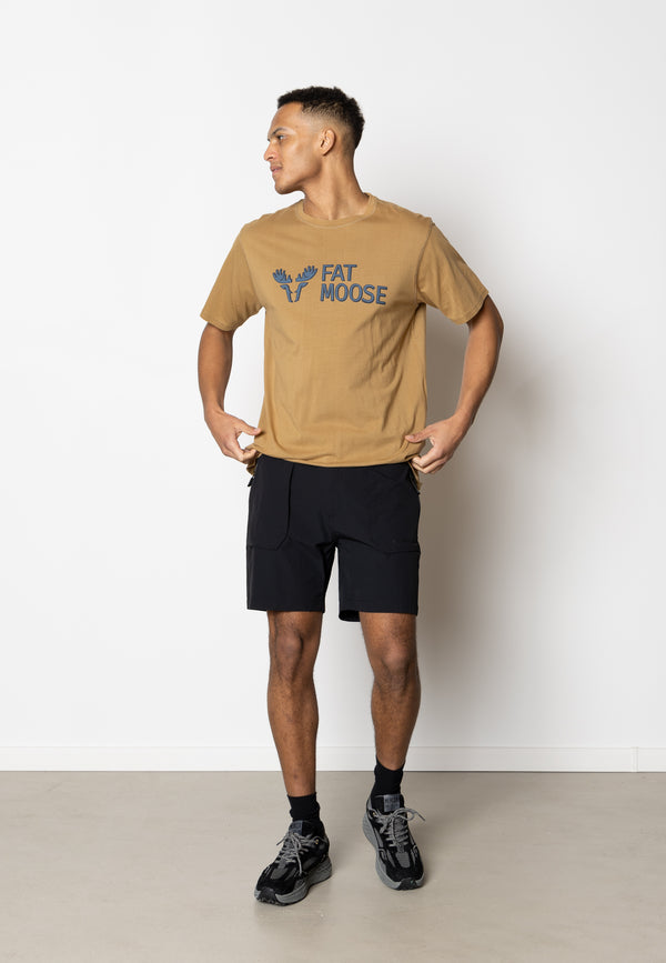 Fat Moose TRACK SHORTS Shorts Black