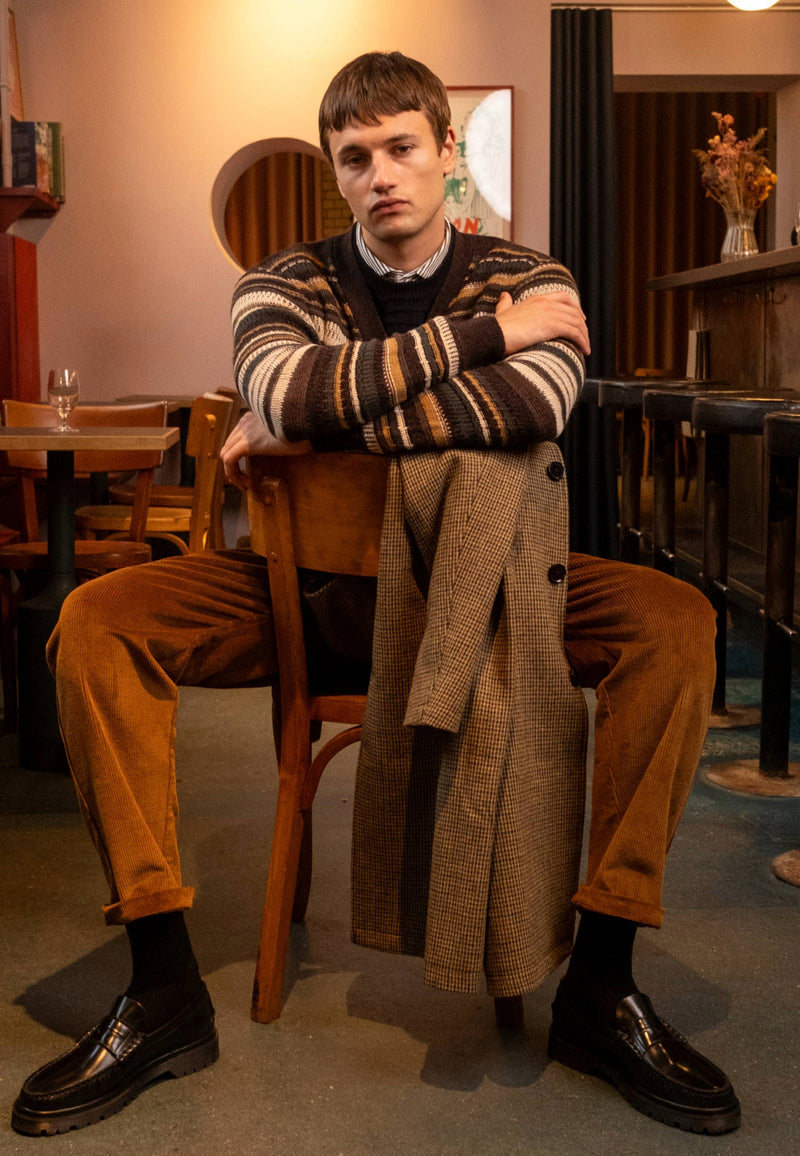 Clean Cut Copenhagen Tokyo corduroy chinos Pants Brown