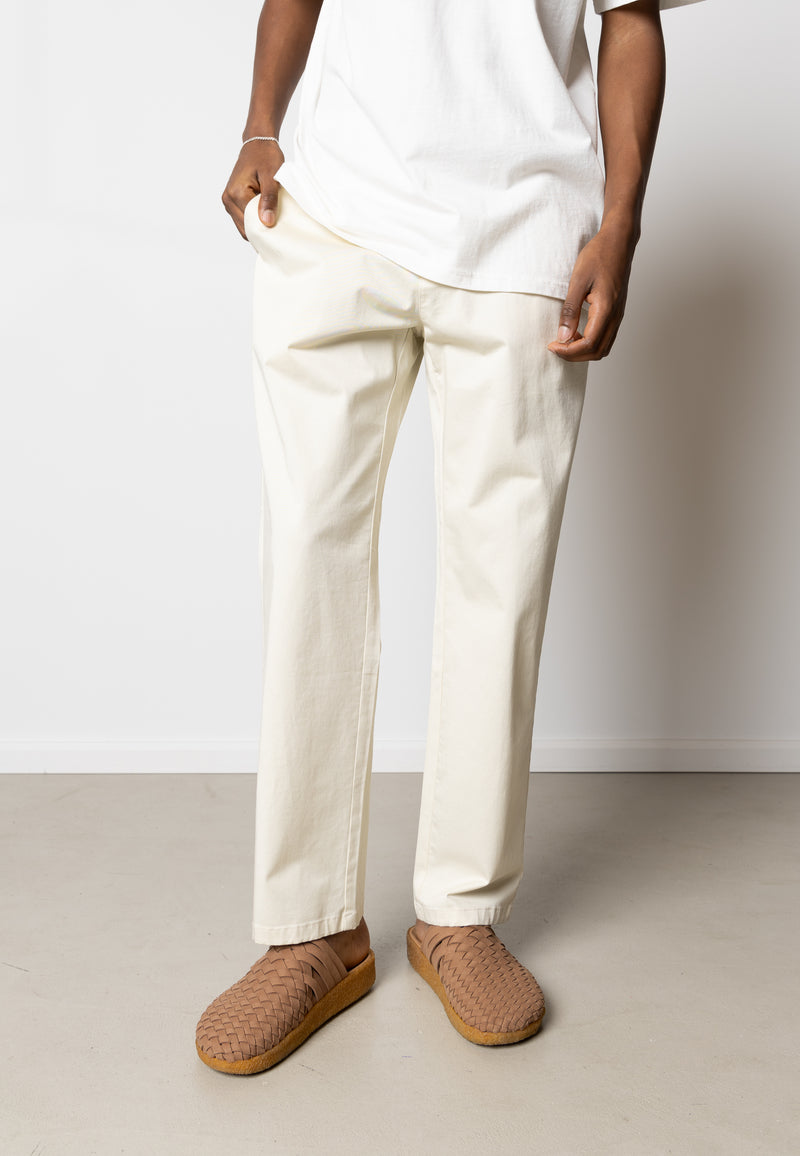 Tokyo twill chinos - Ecru – Urban Brands