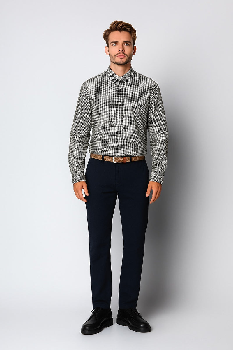 Clean Cut Copenhagen VESTERHAV SHIRT Shirts L/S Navy Ckecked