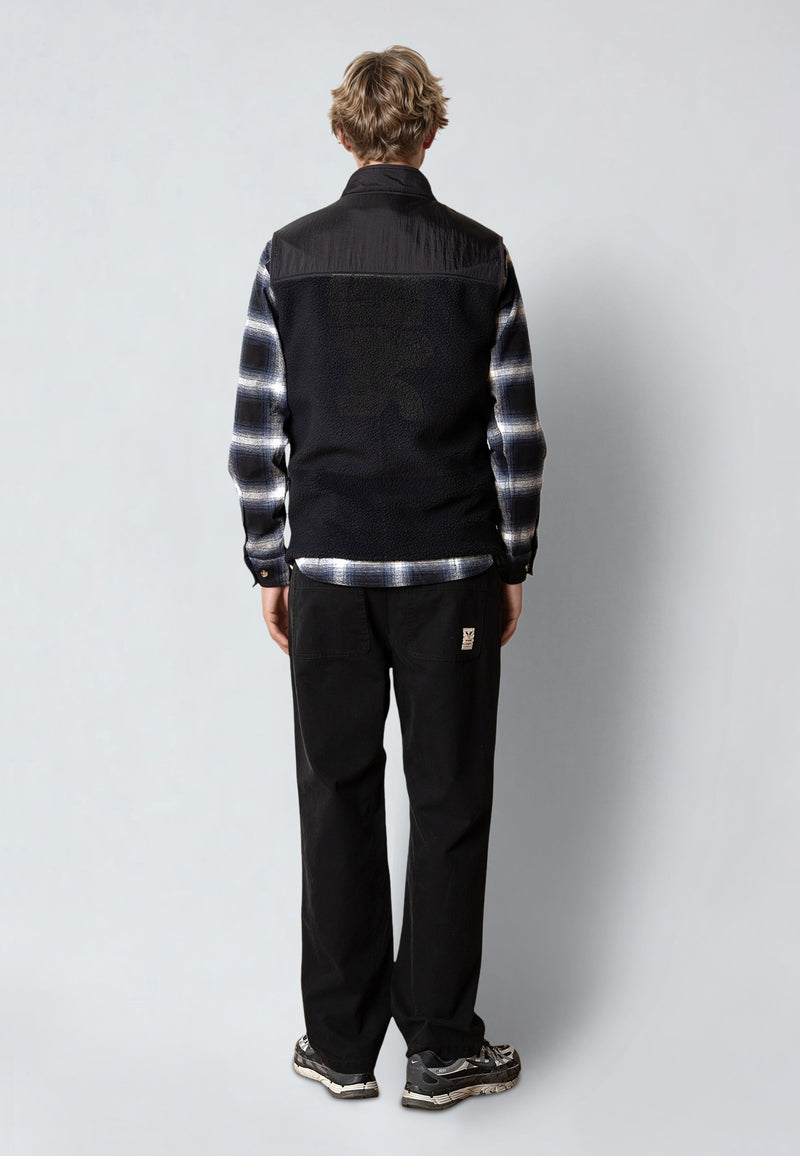 Fat Moose VESTER FLEECE VEST Fleece Black