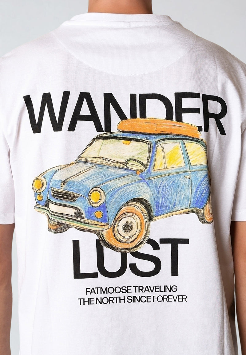 Fat Moose WANDERLUST T-SHIRT T-shirts S/S White