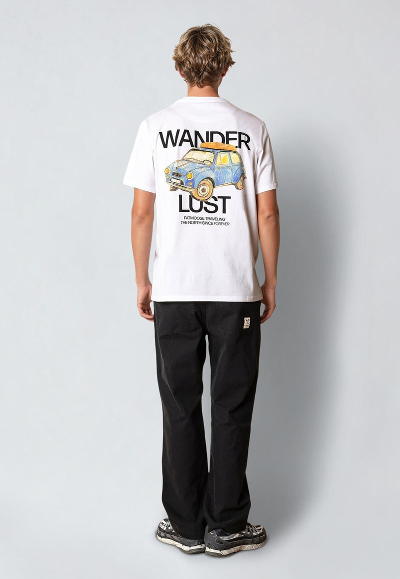 Fat Moose WANDERLUST T-SHIRT T-shirts S/S White