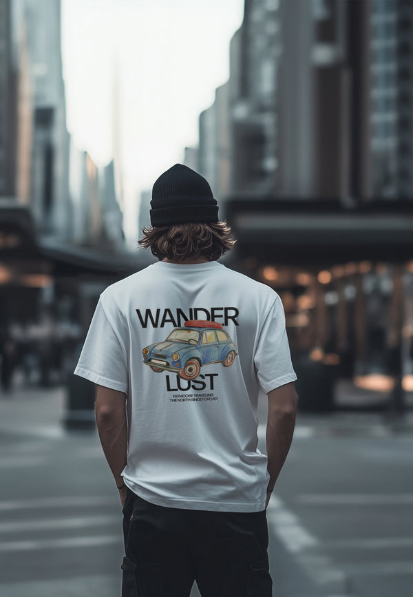 Fat Moose WANDERLUST T-SHIRT T-shirts S/S White