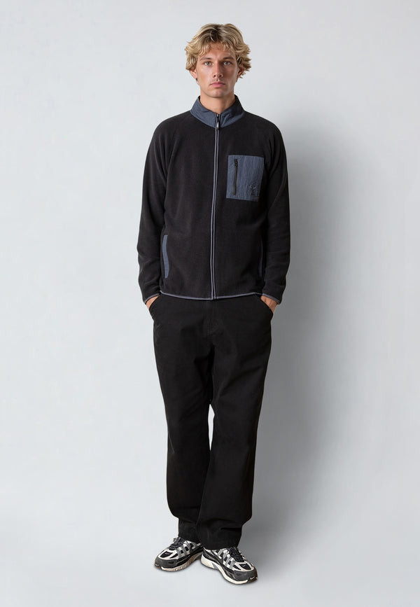 Fat Moose WILL FLEECE JACKET Fleece Black