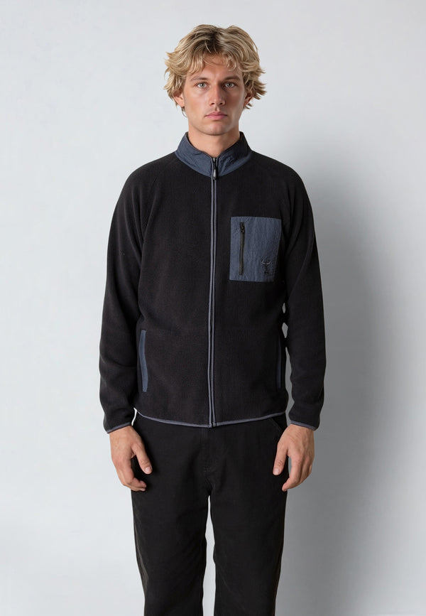 Fat Moose WILL FLEECE JACKET Fleece Black