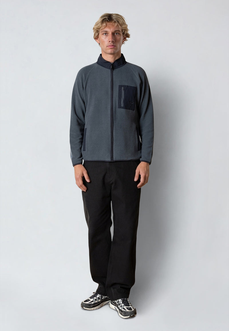 Fat Moose WILL FLEECE JACKET Fleece Grey