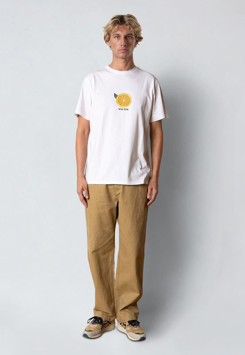 Fat Moose WIN WIN T-SHIRT T-shirts S/S White