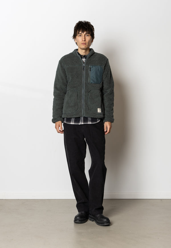 Fat Moose WOOD FLEECE JACKET Fleece Green