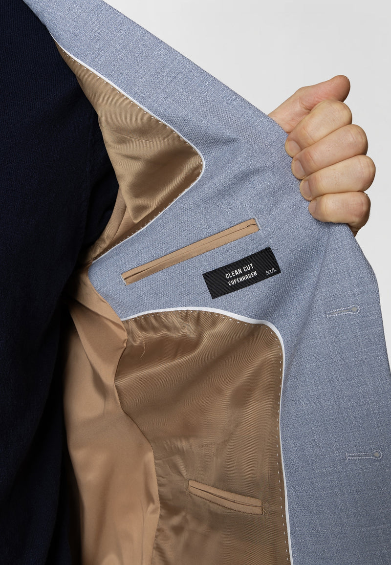 Clean Cut Copenhagen William blazer Blazers Light blue melange