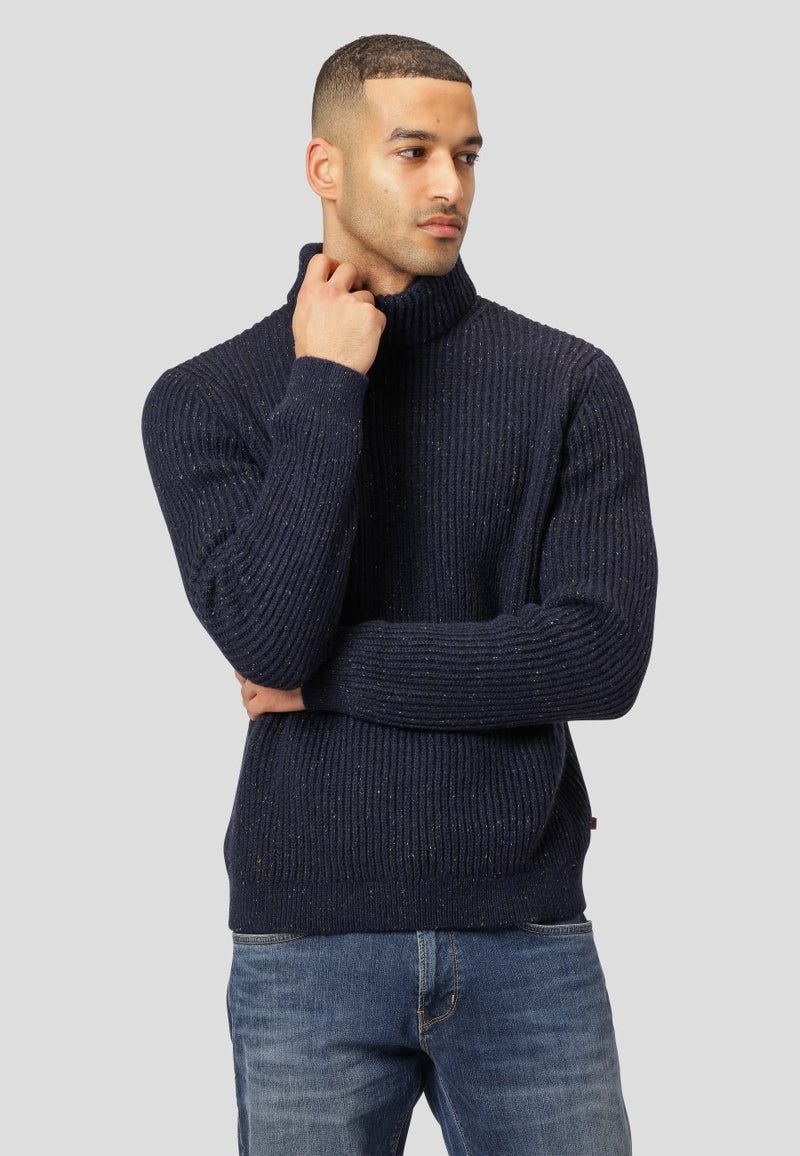 Clean Cut Copenhagen Wilson turtleneck knit Knit Navy